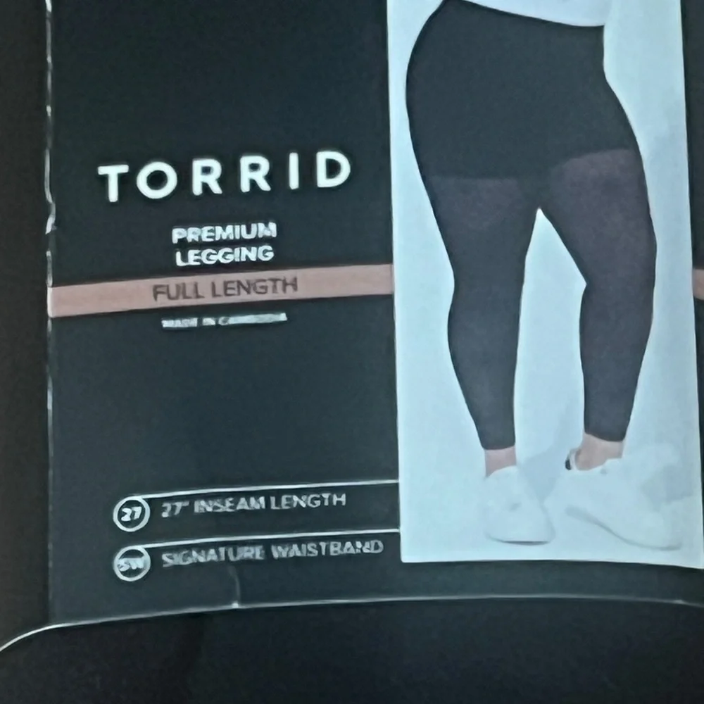 57. Torrid Black Full-Length Leggings *See description* - Picture 3 of 5